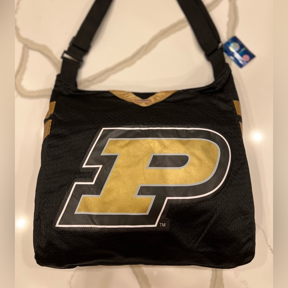 NWT Official Licensed Purdue University Official NCAA MVP Jersey Tote